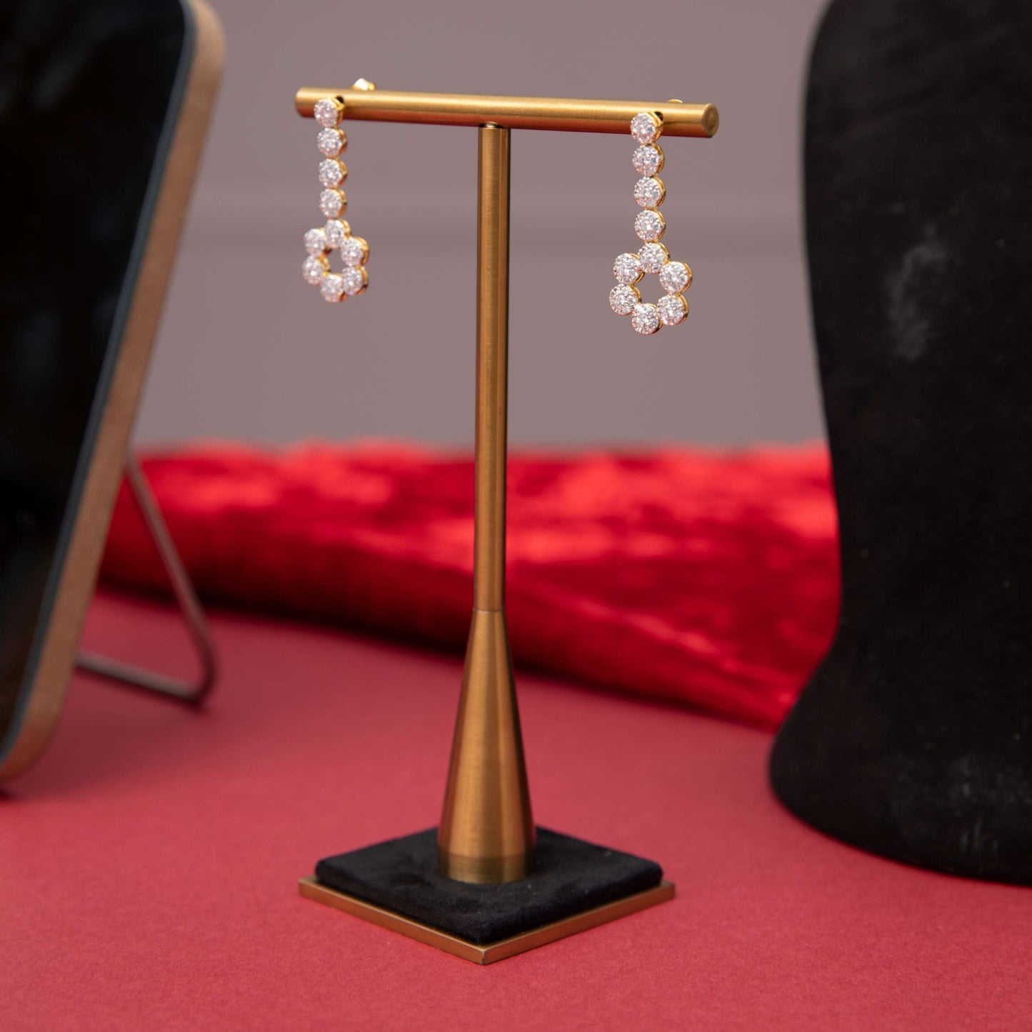 Minimalist Diamond Stud Earrings