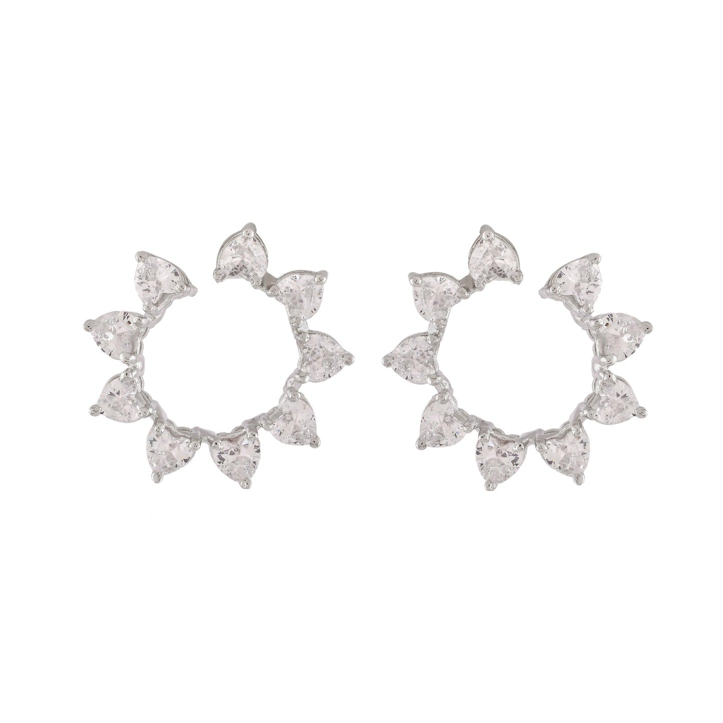 Semi Joint Loop Earrings