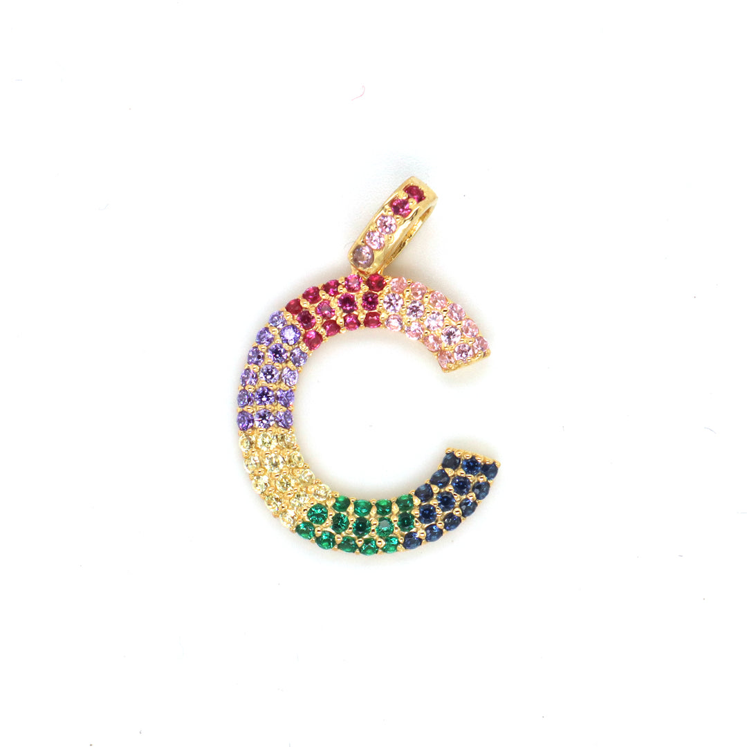 Silver Pendant | C - Charming Silver Pendant