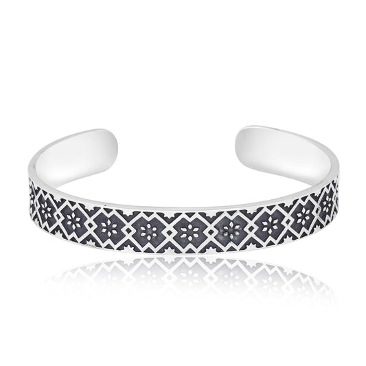 Arya Oxidised Bracelet