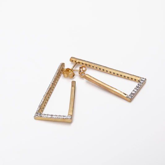 Modern Geometric Hoop Earrings