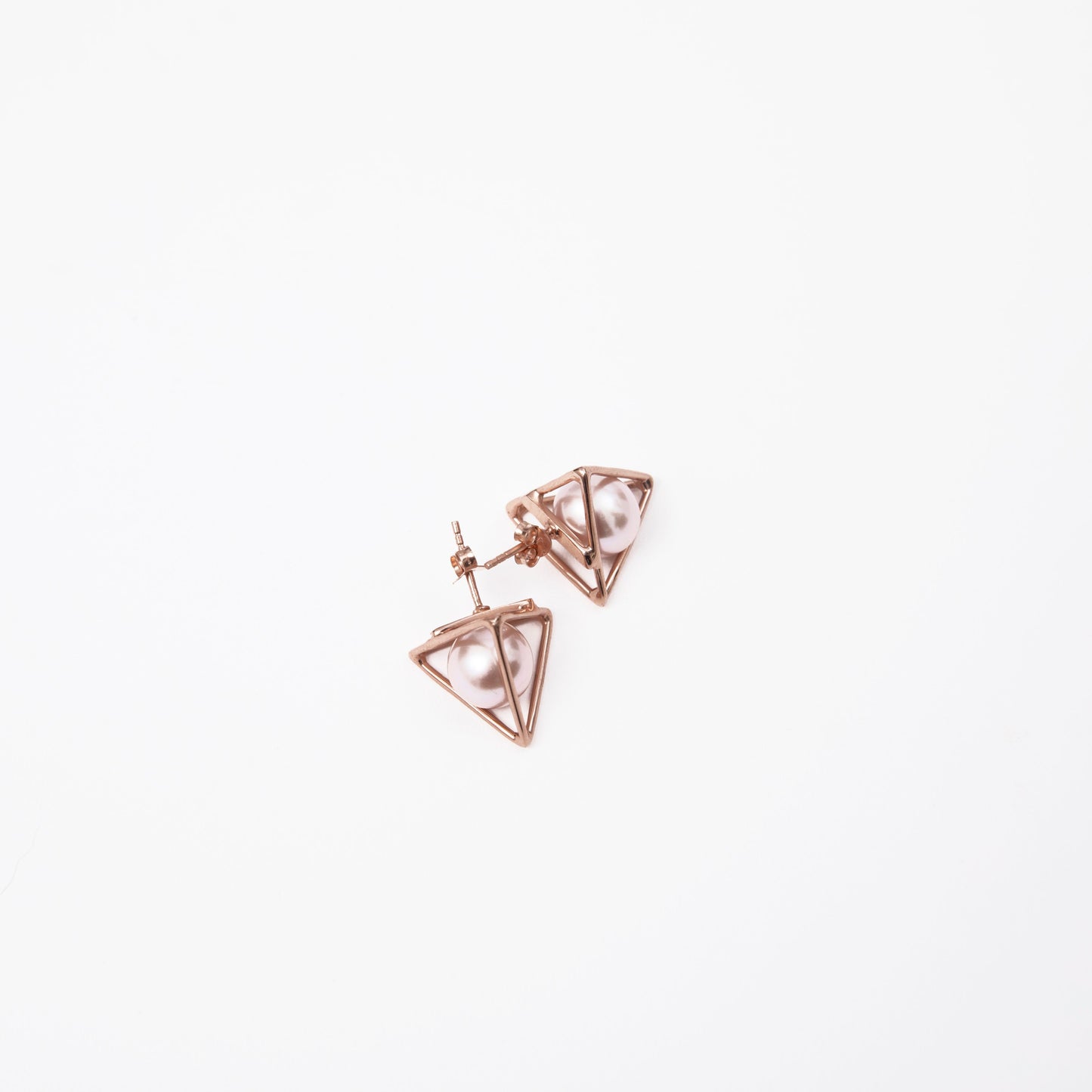 Unique Rose Gold Earrings