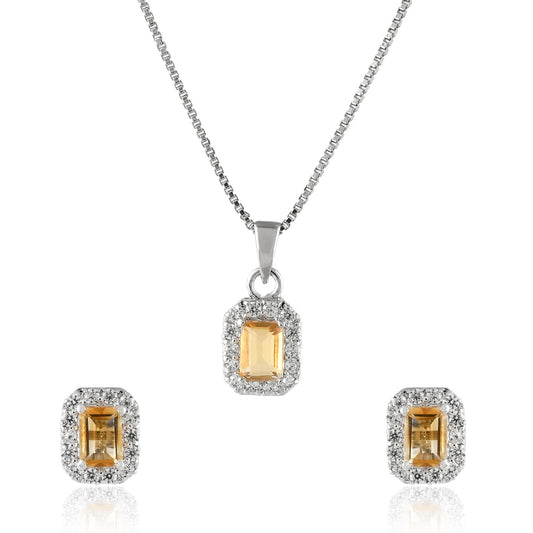 Citrine Radiance Jewelry Set