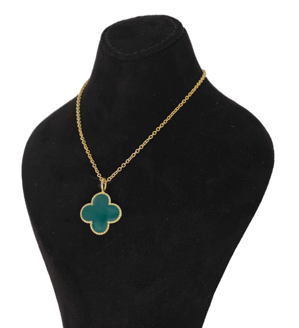 Clover Jade Pendant