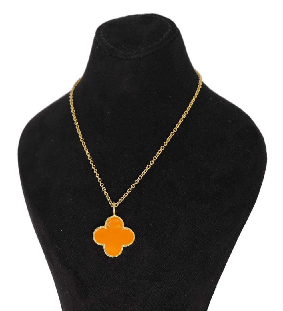 Clover Jade Pendant