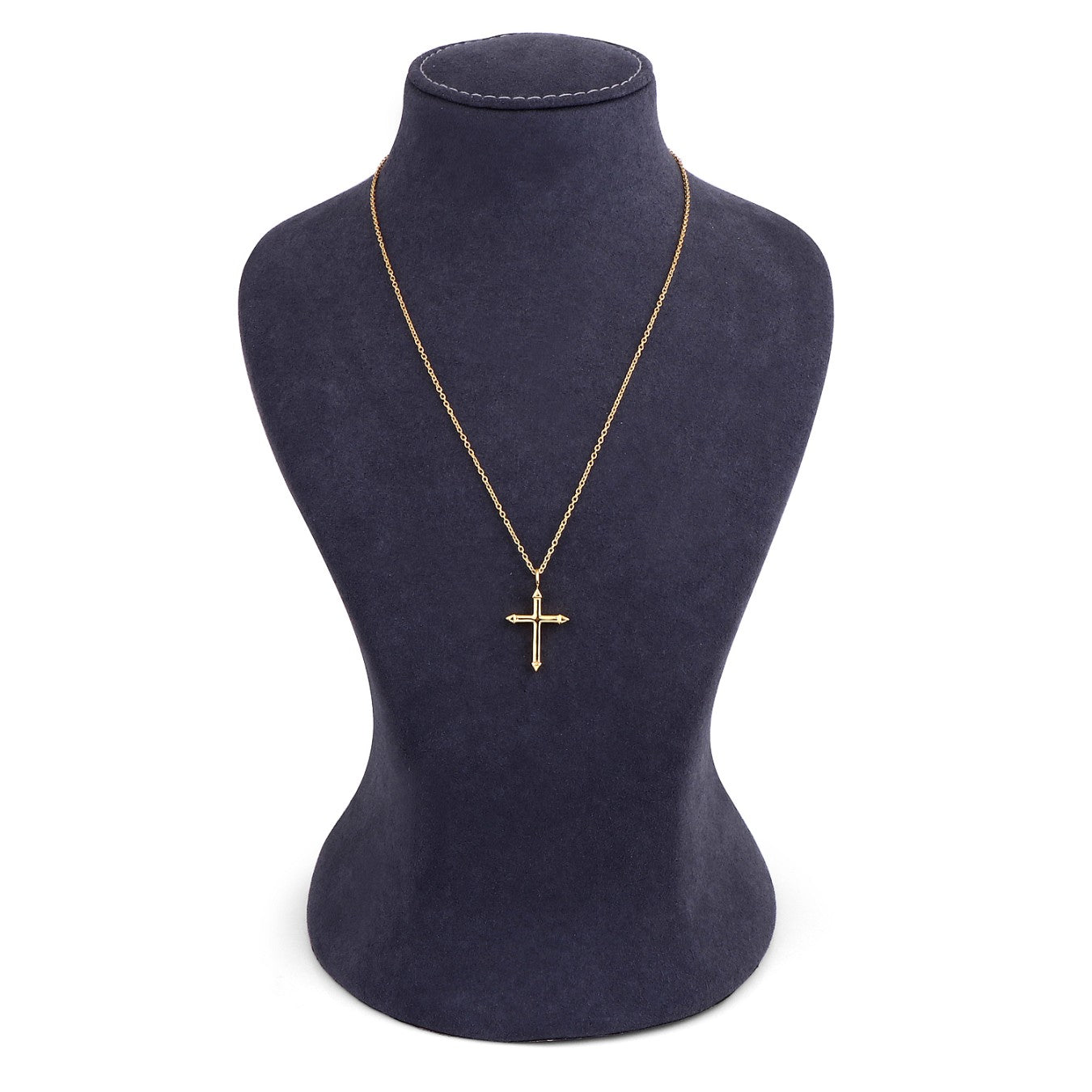 Gothic Cross Gold Pendant