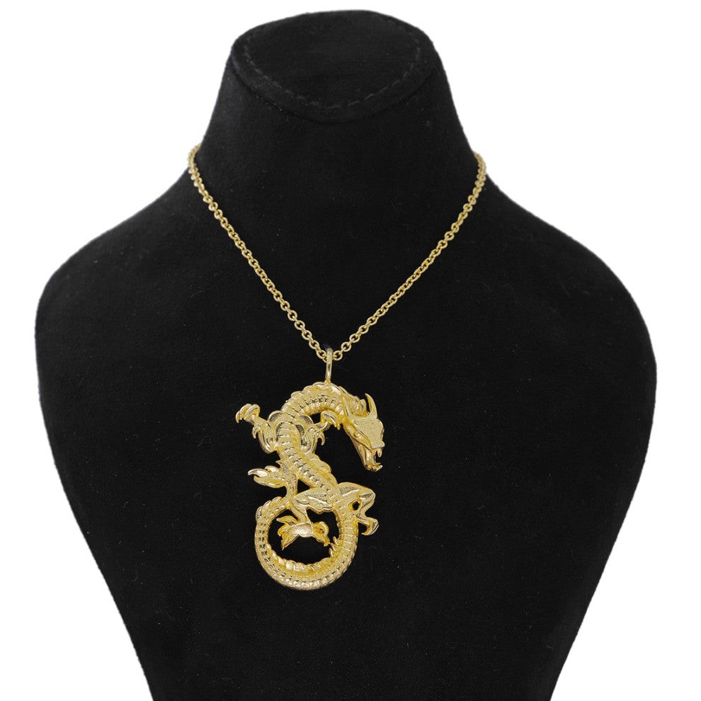 Imperial Dragon Gold Pendant