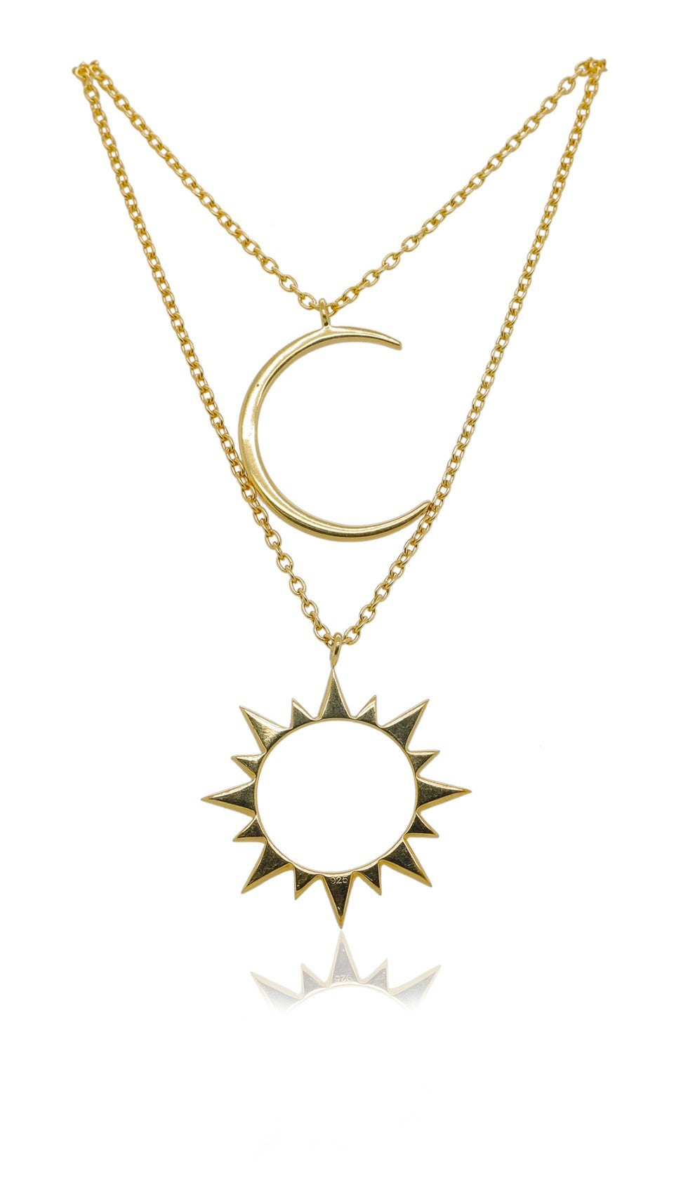 Sun & Moon Layer Pendant