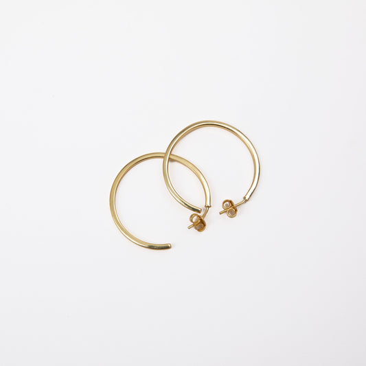 Half-Moon Golden Earrings