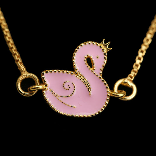 Kids' Elegant Swan Bracelet 