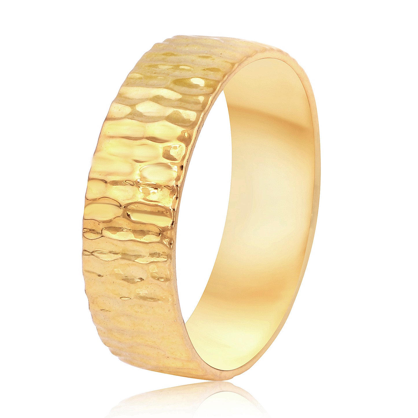 Gold Beaten Ring