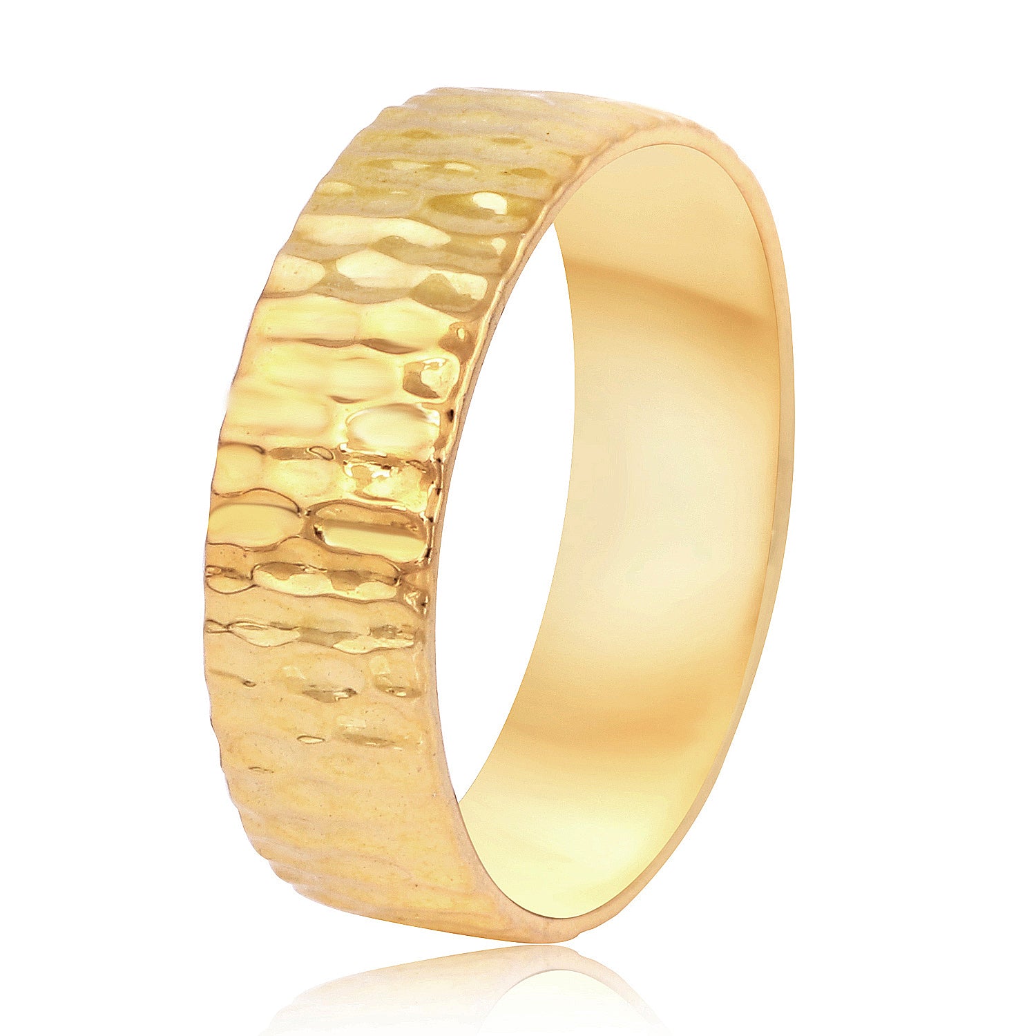 Gold Beaten Ring