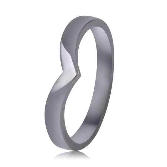 Inverted V Metal Ring